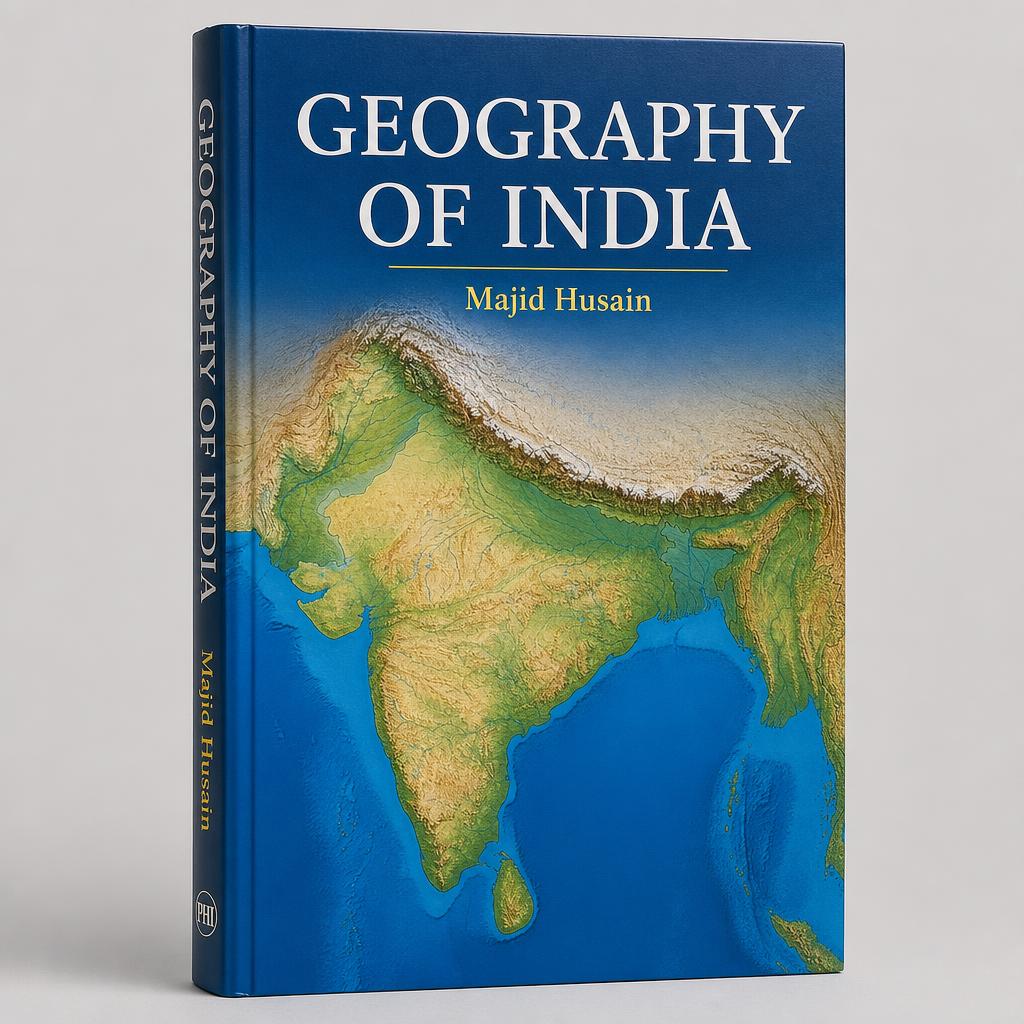 Geography of India — Majid Husain — book cover