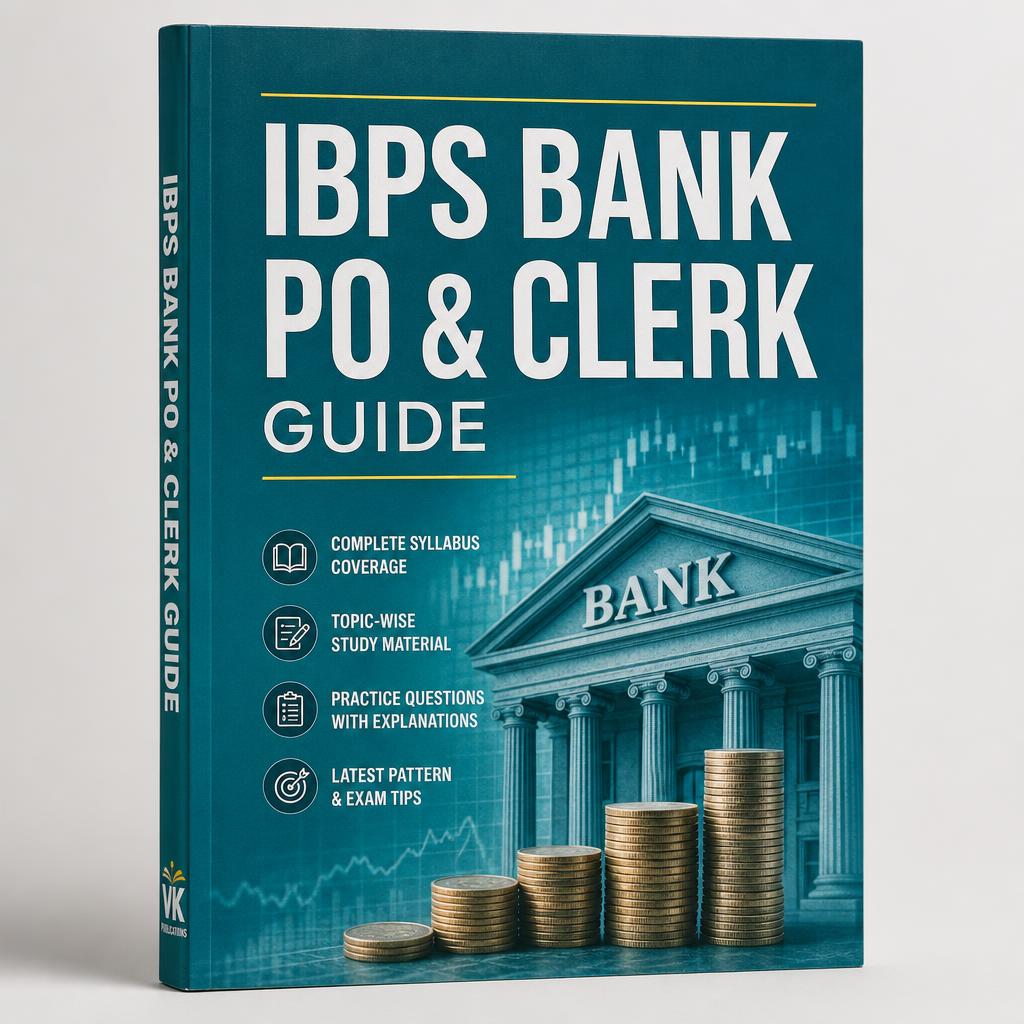 IBPS Bank PO & Clerk Guide — book cover
