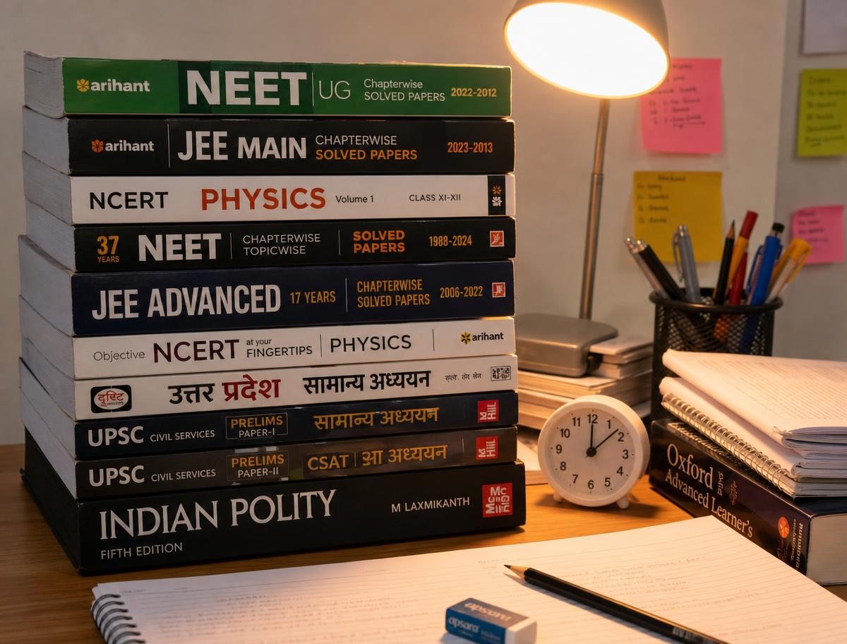 UPSC / NEET / JEE Preparation Volume — book cover