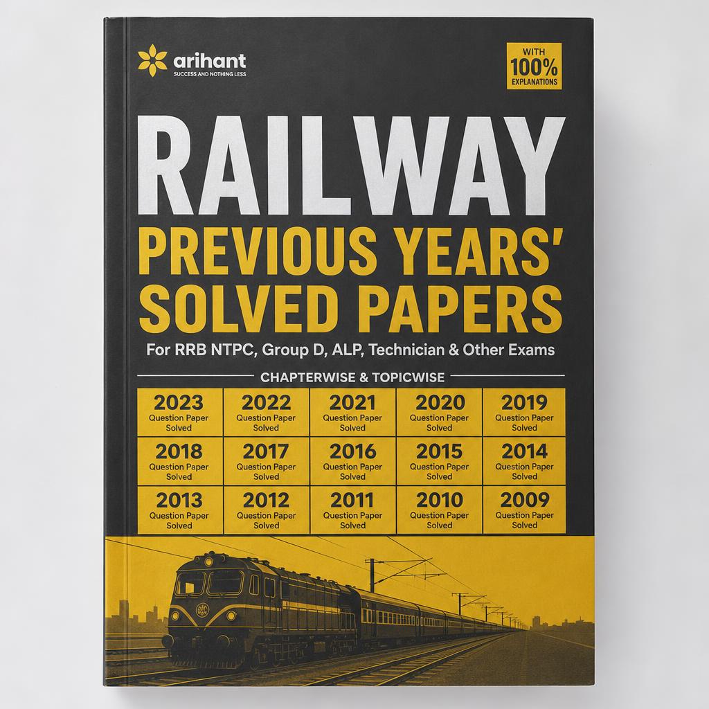 Railway Previous Years' Solved Papers — book cover