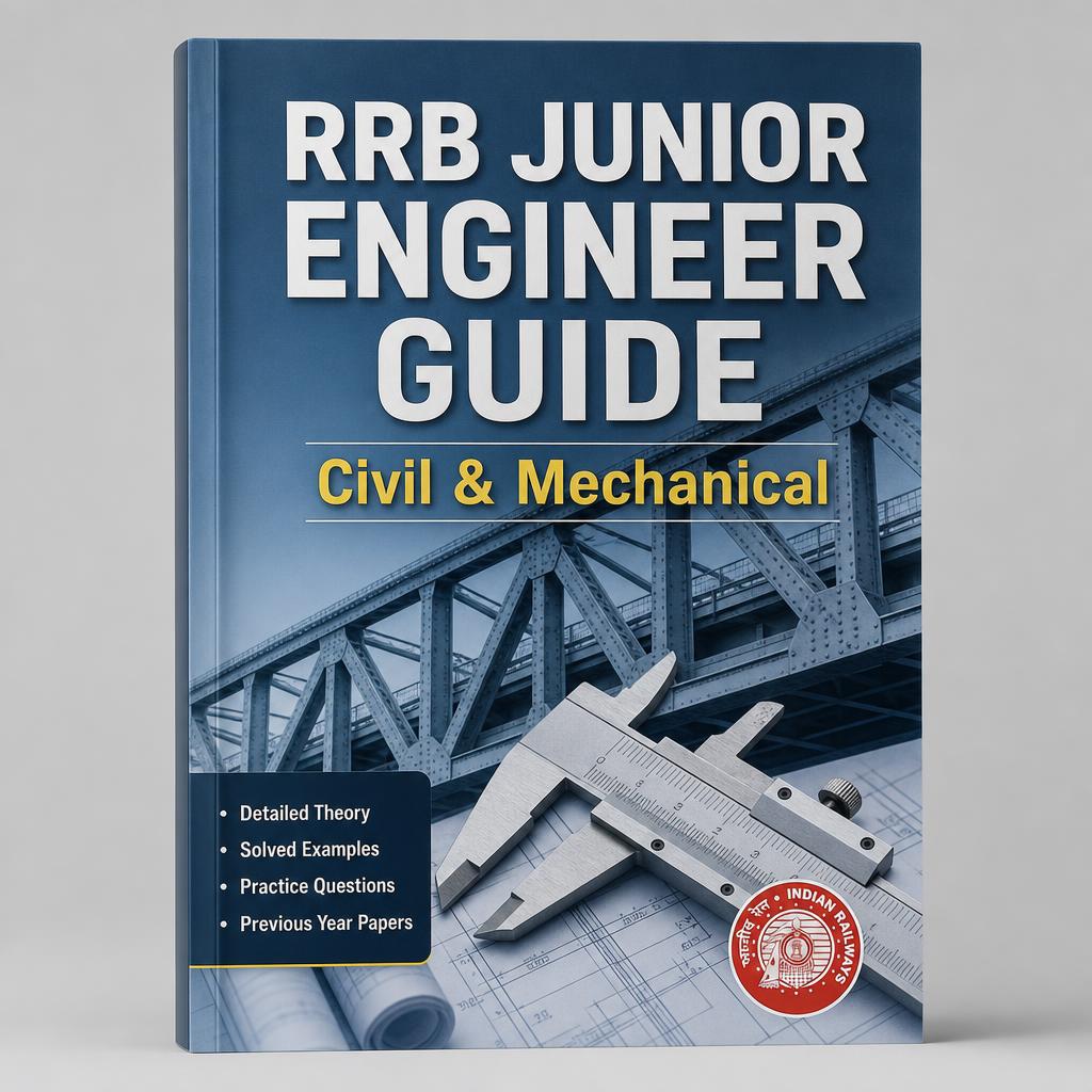 RRB Junior Engineer Guide — Civil & Mechanical — book cover