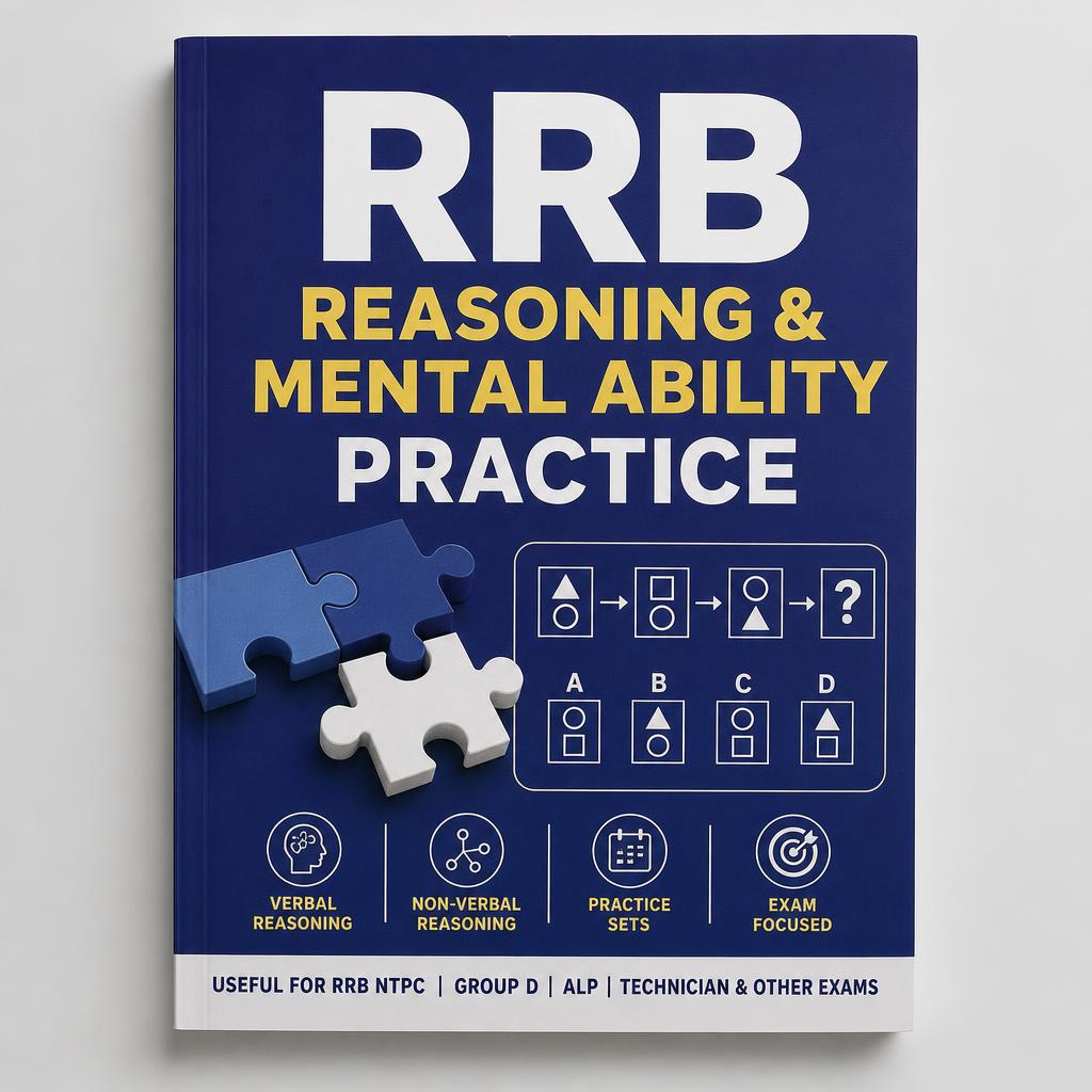 RRB Reasoning & Mental Ability Practice — book cover