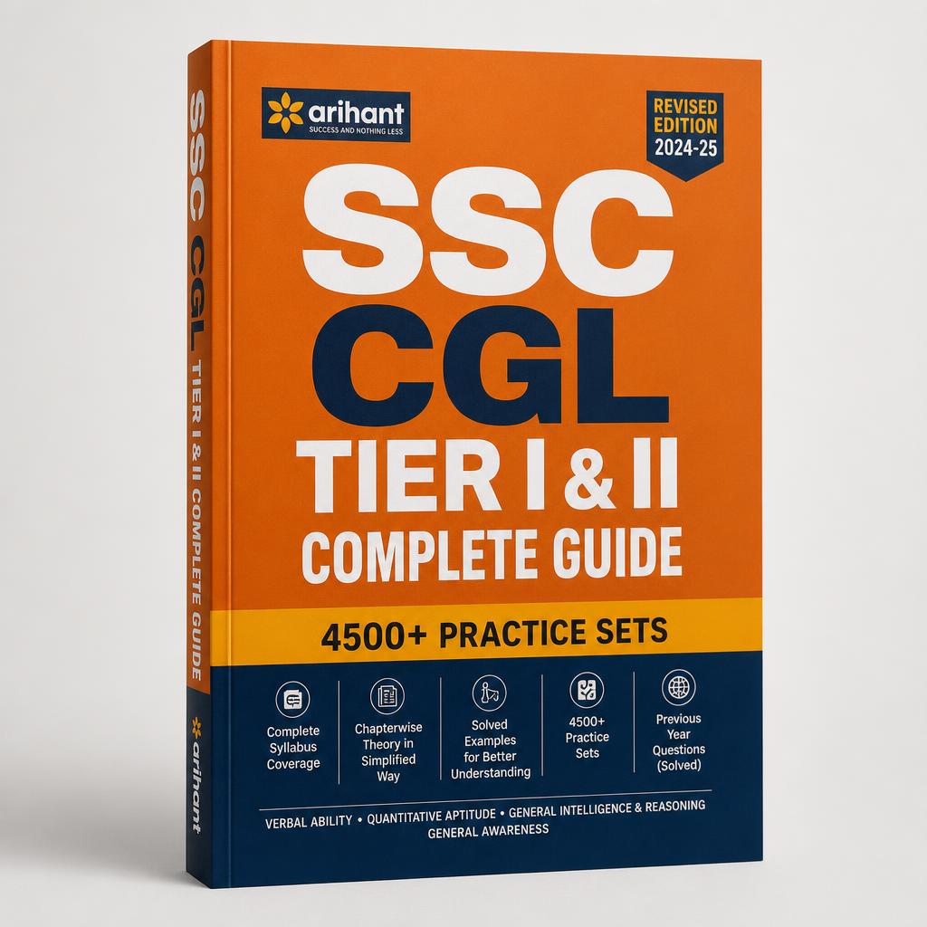 SSC CGL Tier I & II Complete Guide — book cover